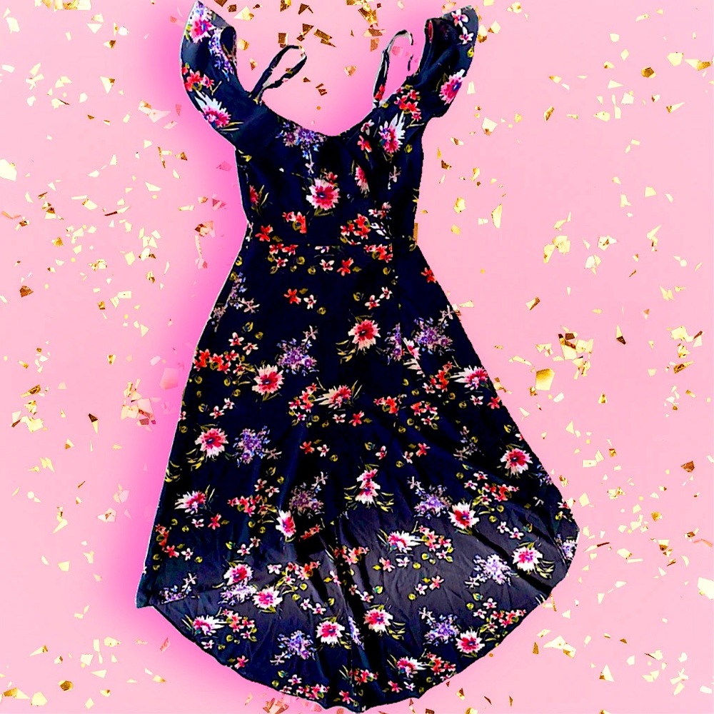 IZ Buyer Floral Dress with Shorts Size 0